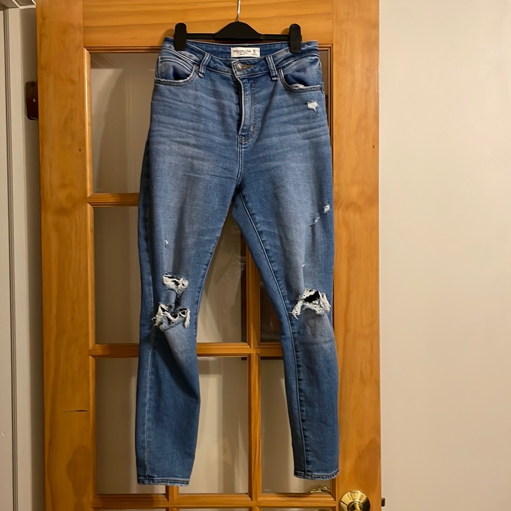 Abercrombie Curve Love Super Skinny High Rise Jean
